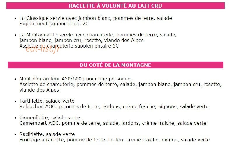 Les Terrasses d'Alex — carte page 6