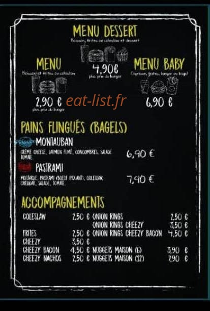 Les Tontons Burgers — carte page 2