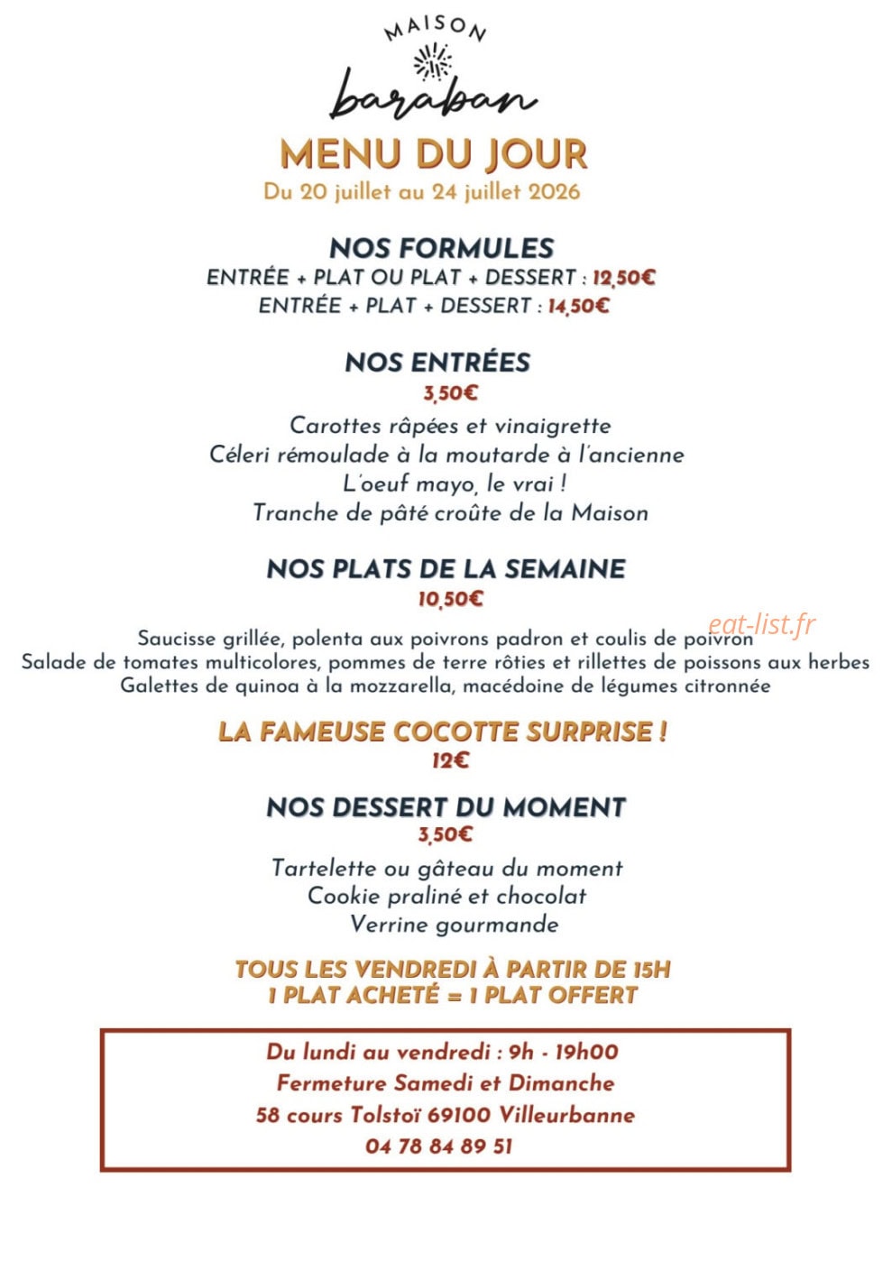 Maison Baraban — carte page 1