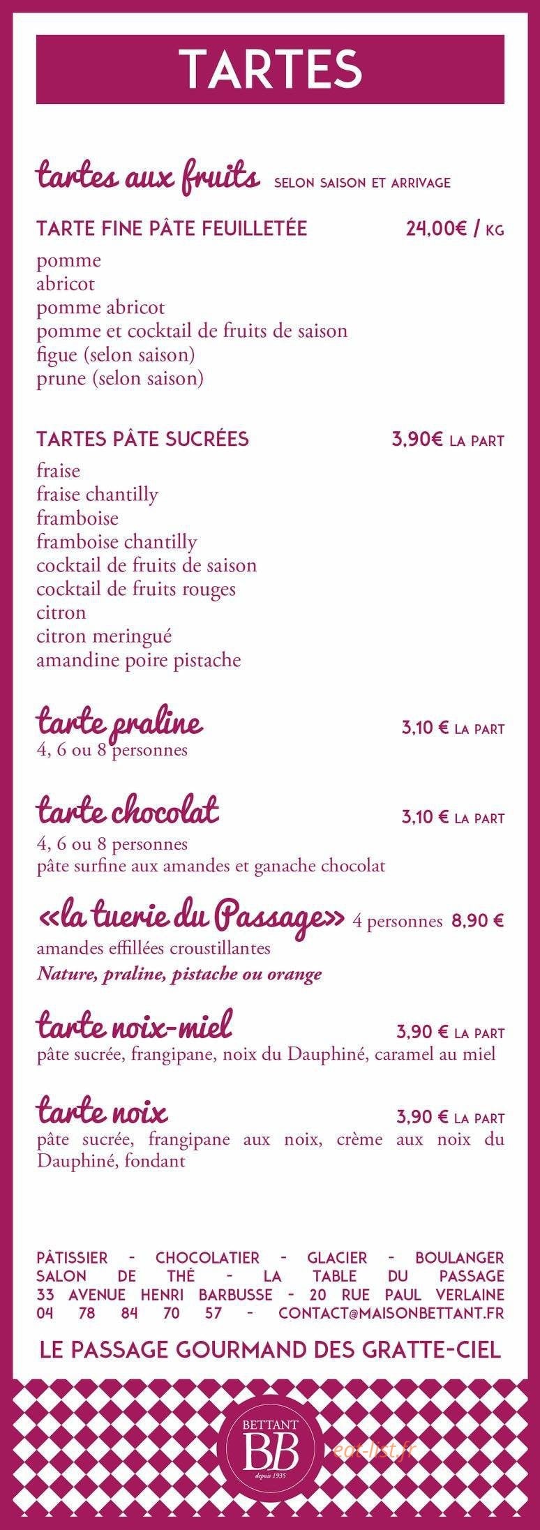 Maison Bettant — carte page 6