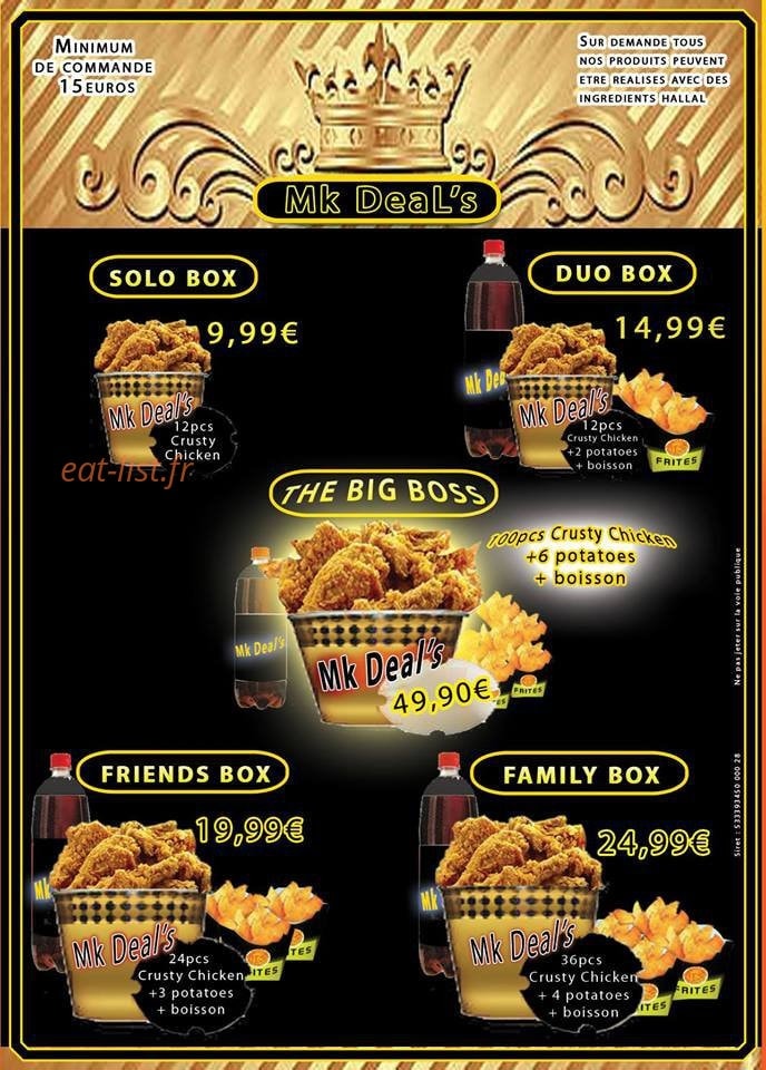 Mak Deal's — carte page 3