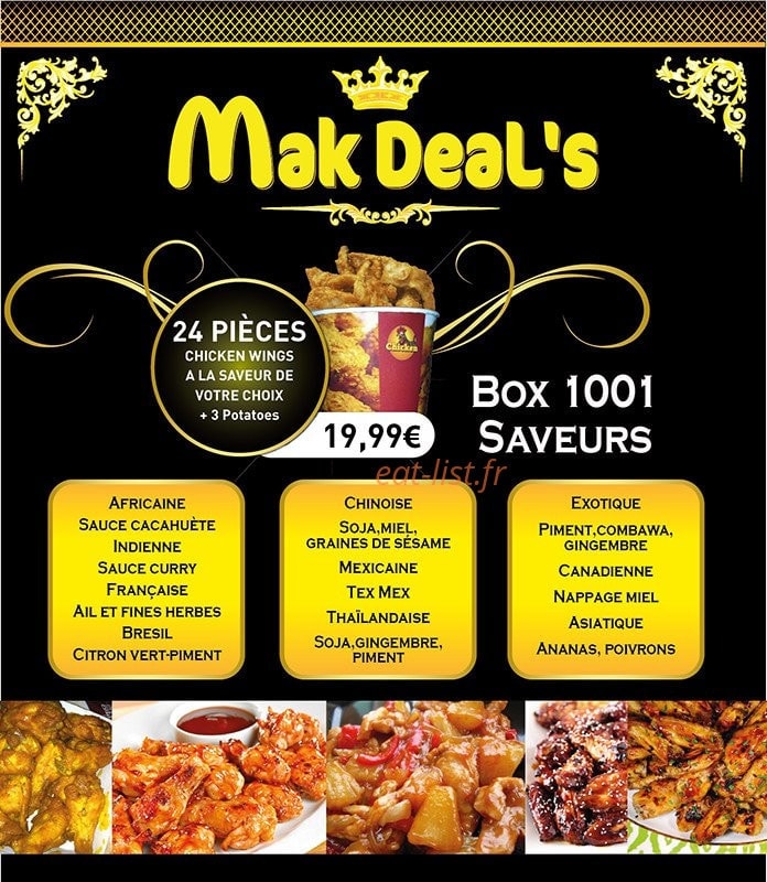 Mak Deal's — carte page 4