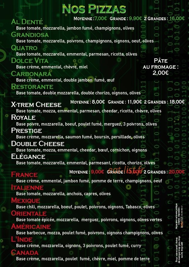 Mak Deal's — carte page 2