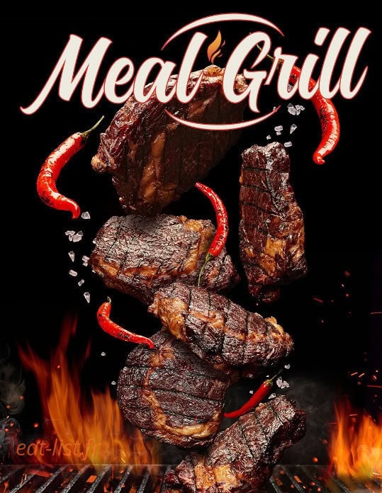 Meal Grill — carte page 1