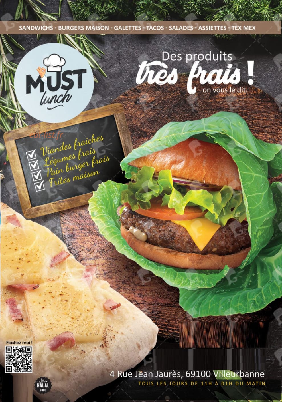 Must Lunch — carte page 1