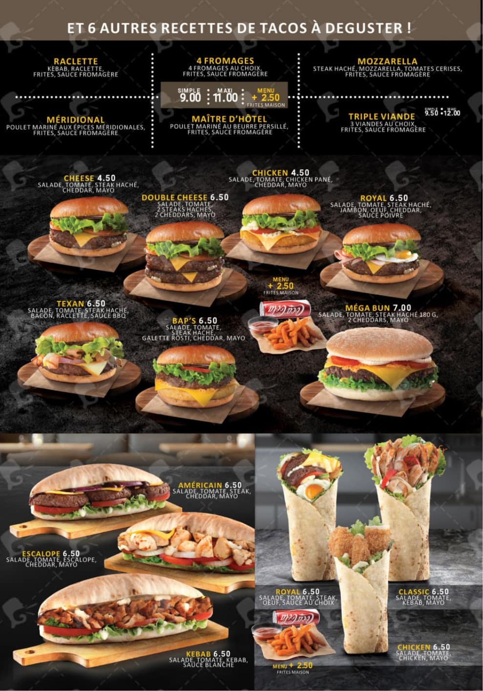 Must Lunch — carte page 3