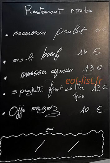 Nouba — carte page 1