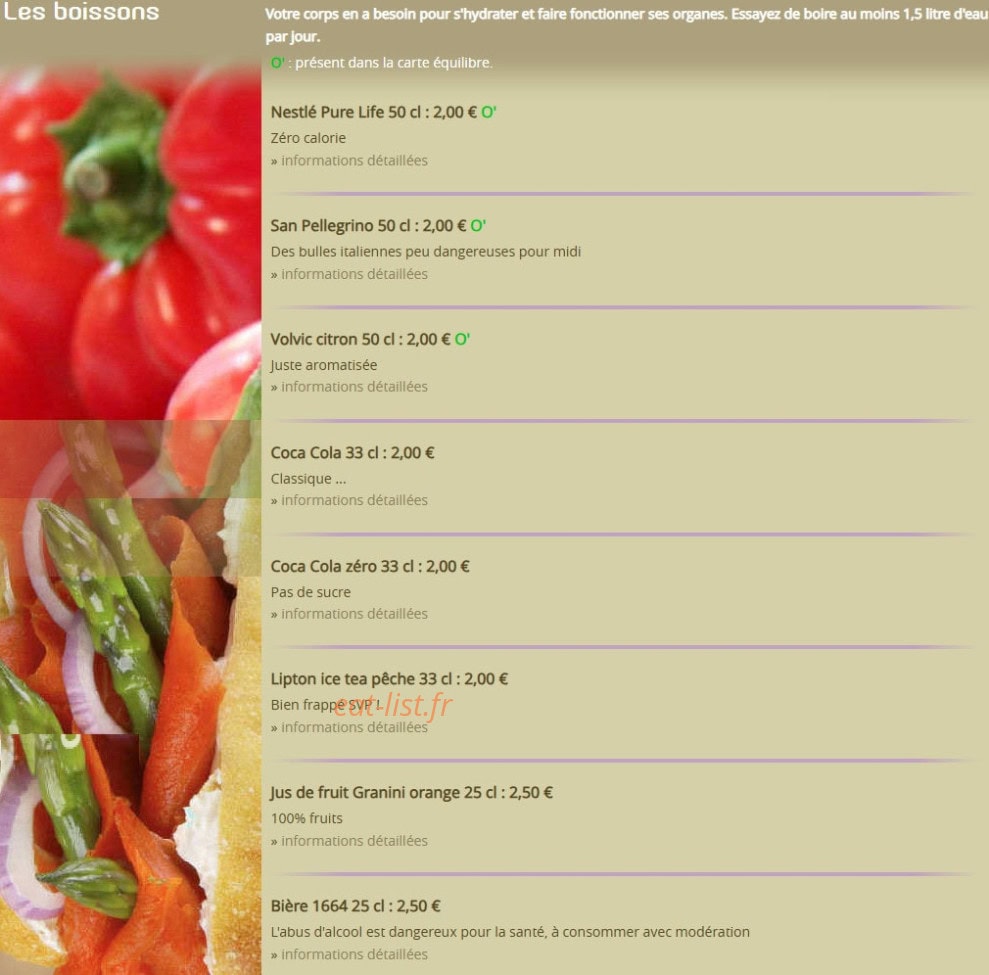 O'Comptoir — carte page 5