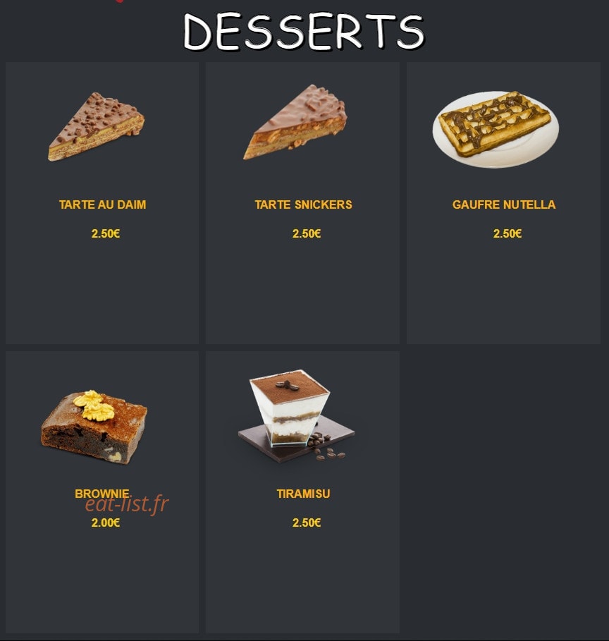 O'pizza — carte page 9