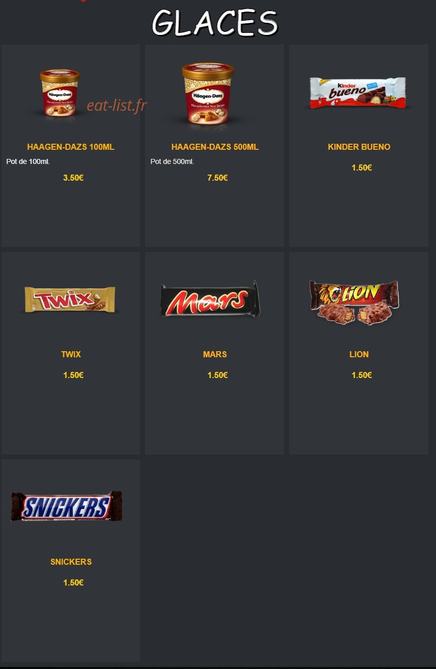 O'pizza — carte page 15