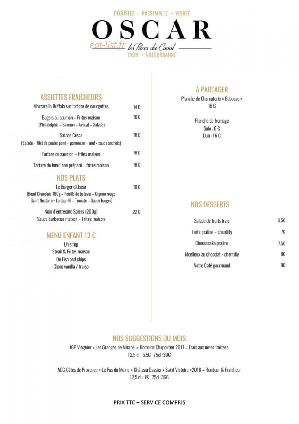 Oscar — carte page 2