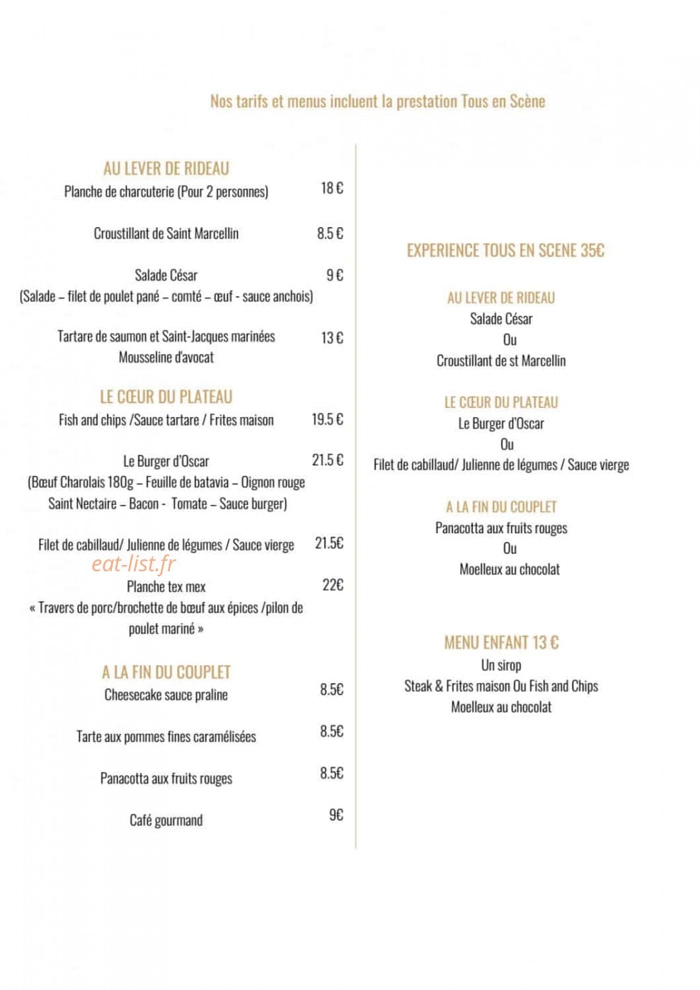 Oscar — carte page 1