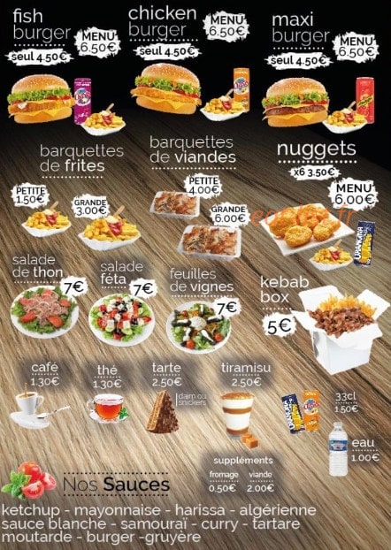 Pacham Kebab — carte page 4