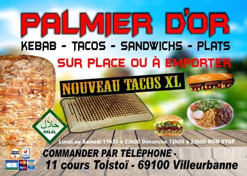 Palmier D'or — carte page 1
