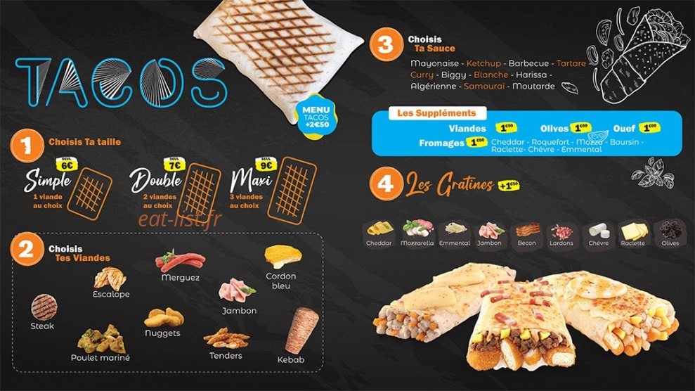 Panorama food — carte page 2