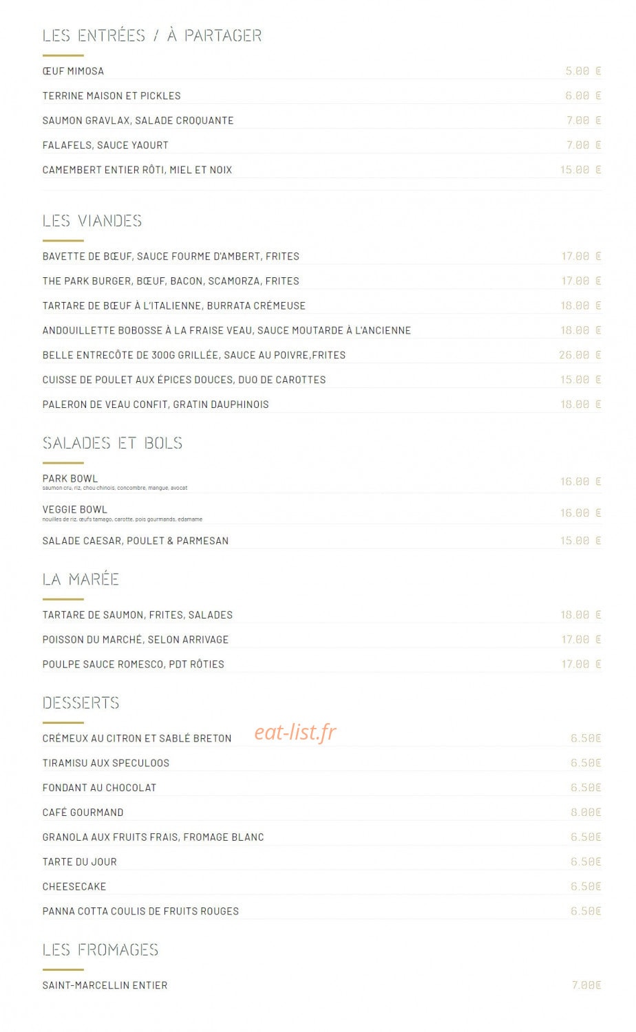 Park — carte page 1