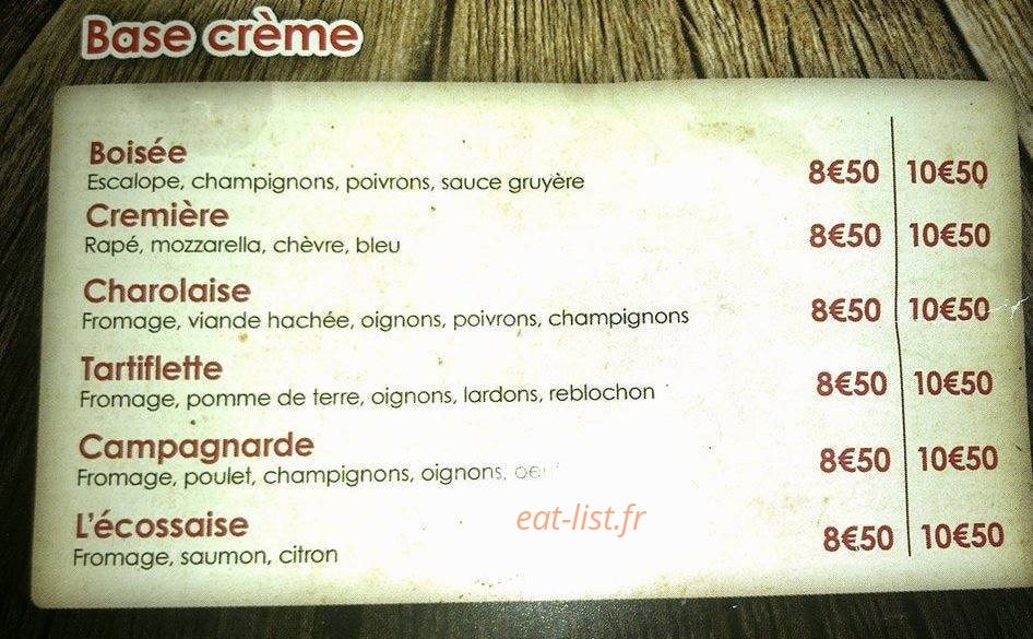 Pizz & Food — carte page 2