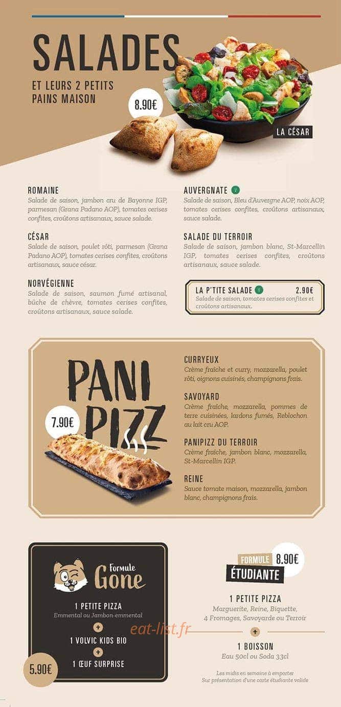 Pizza Cosy — carte page 2