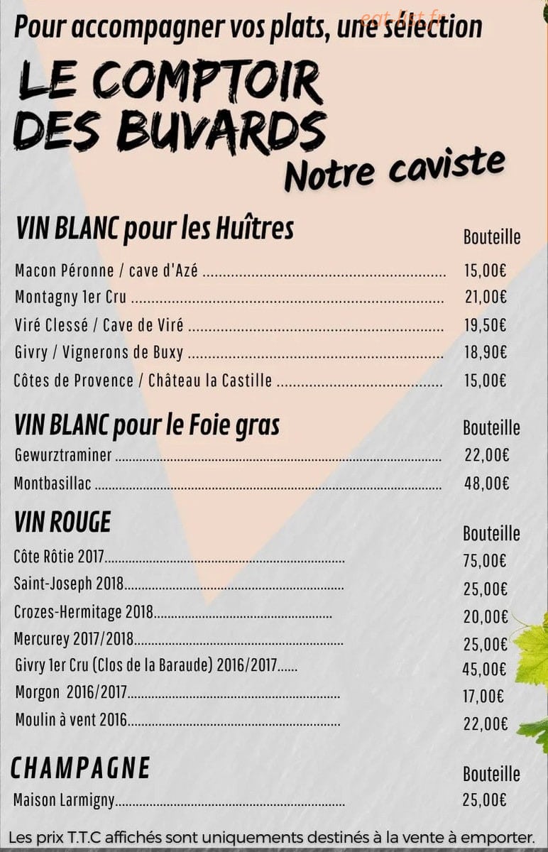 Ptit bistroy — carte page 4