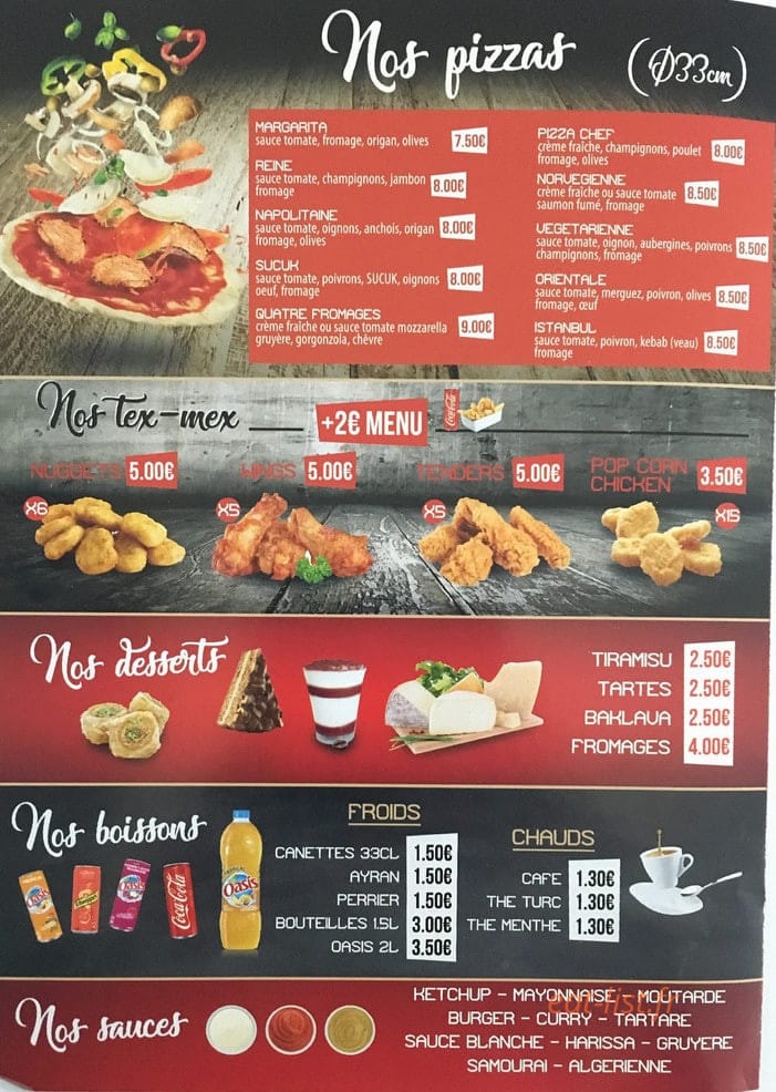 Restaurant Istanbul — carte page 4