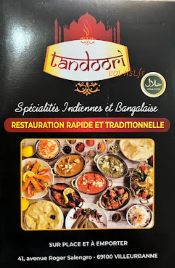 Salengro Tandoori — carte page 1