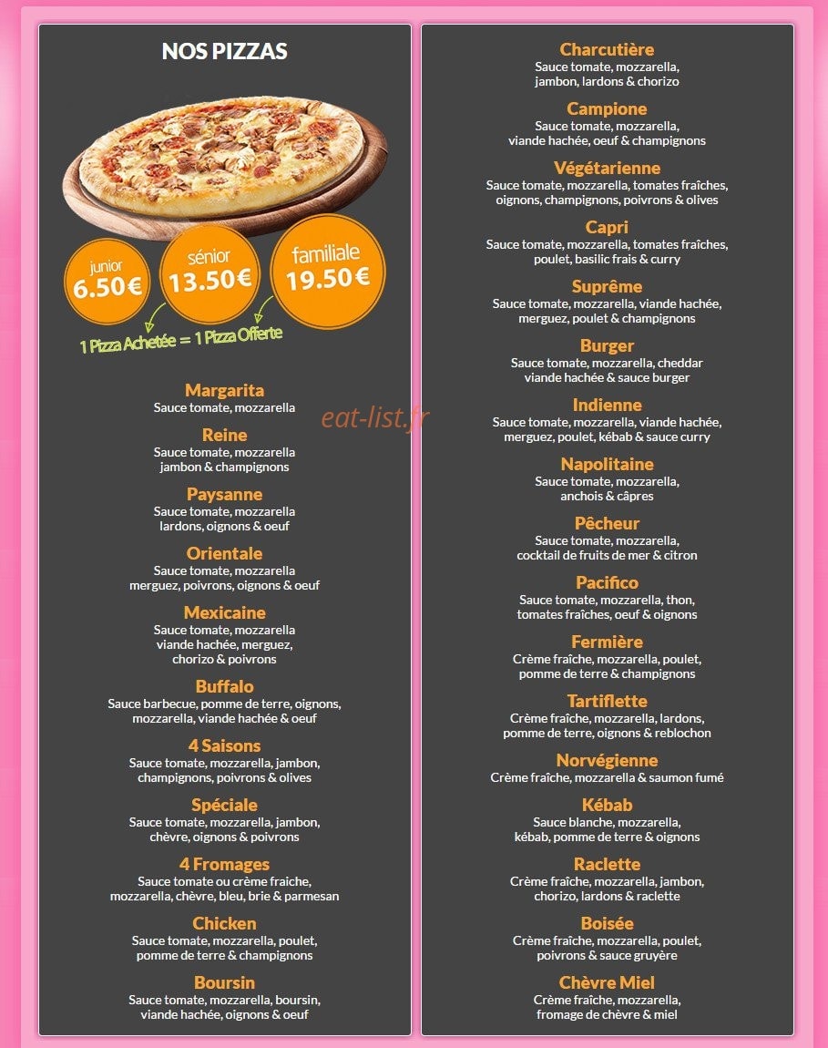 Saveurs Gourmandes — carte page 2