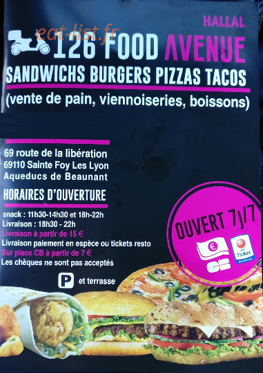 126 Food Avenue — carte page 4