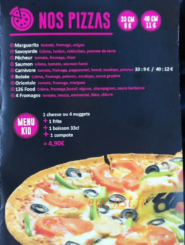 126 Food Avenue — carte page 2