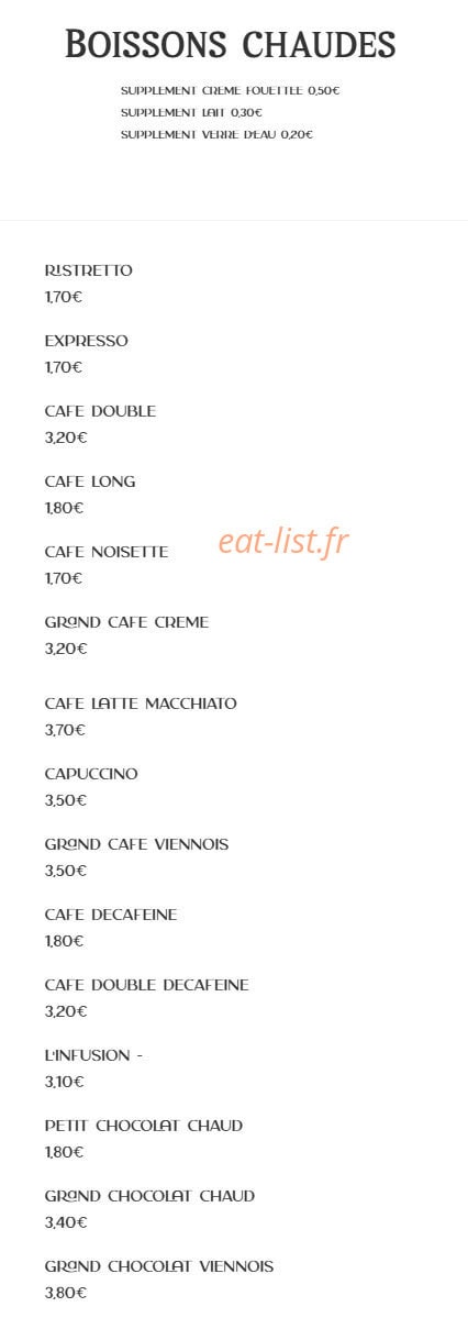 Le Biergarten Lyon — carte page 14