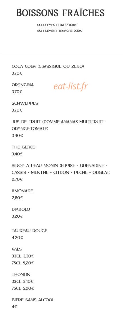 Le Biergarten Lyon — carte page 8