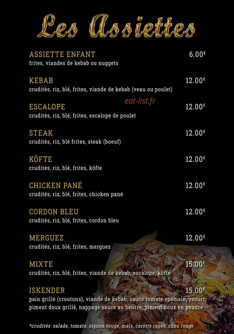Afiyet — carte page 2