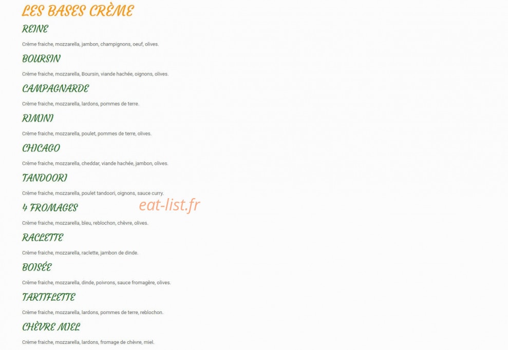 Anas Food — carte page 5
