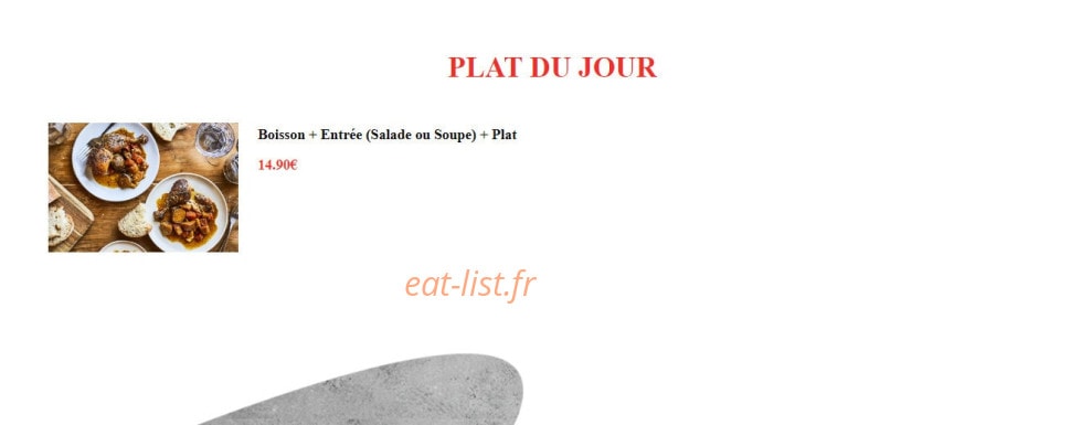 Chez Irfan — carte page 3