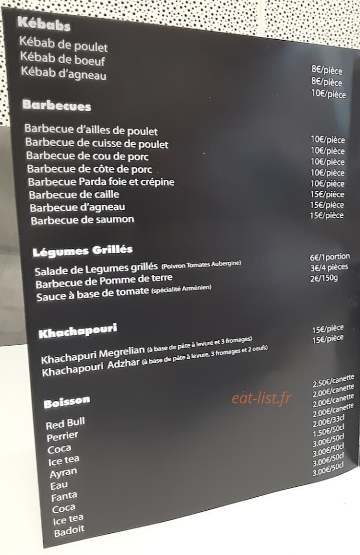 Chez Karen — carte page 3