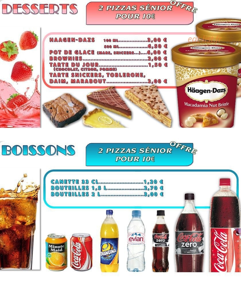 Family Pizza — carte page 5