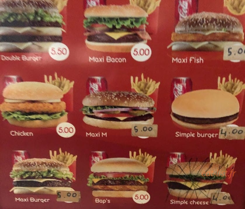 King Food — carte page 2