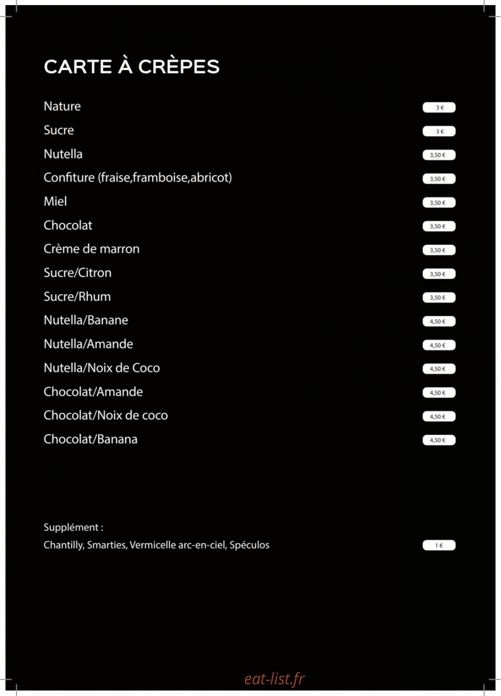 Le lunch lib’ — carte page 8