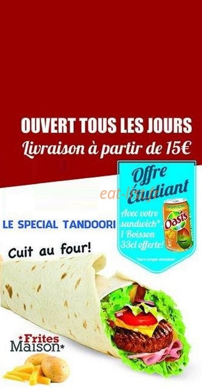 Le Spécial Tandoori — carte page 1