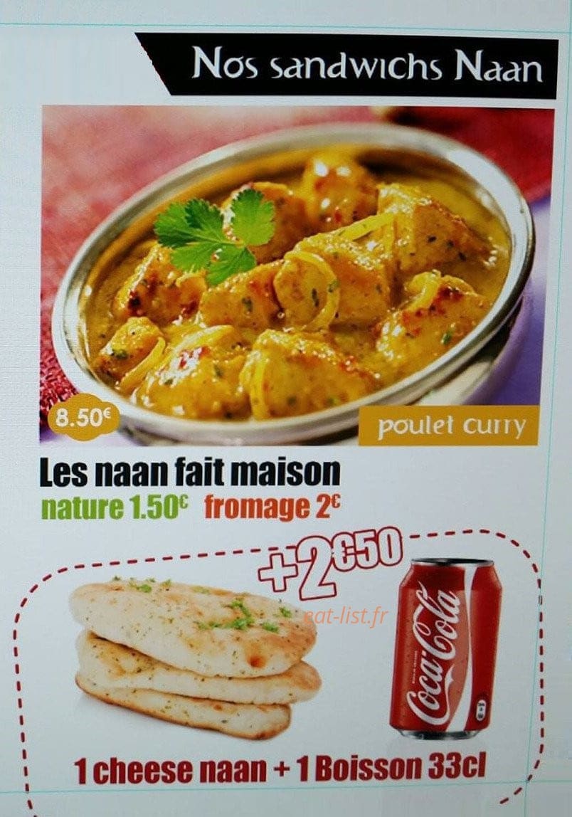 Le Spécial Tandoori — carte page 5