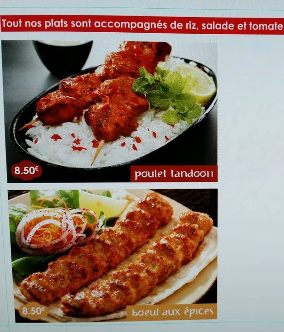 Le Spécial Tandoori — carte page 4