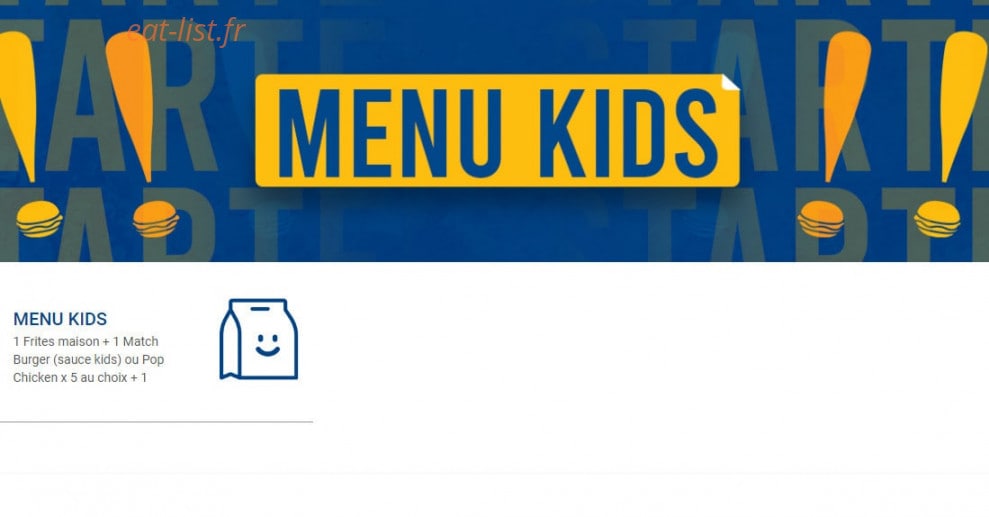 Match Burger — carte page 6