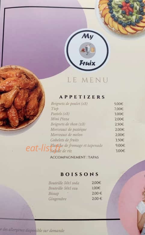 My Fruix — carte page 3