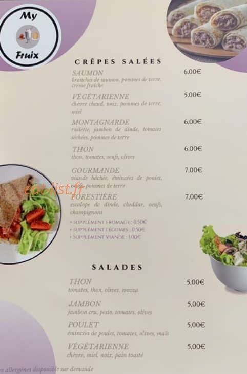 My Fruix — carte page 2