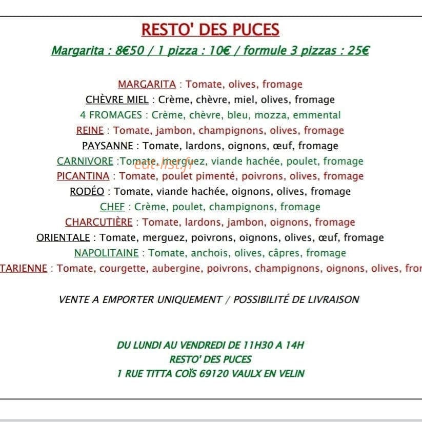 Resto' des puces — carte page 1