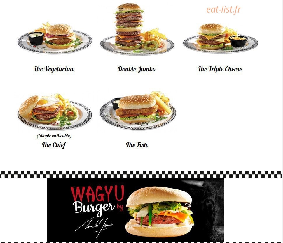Tommy's Diner Café — carte page 2