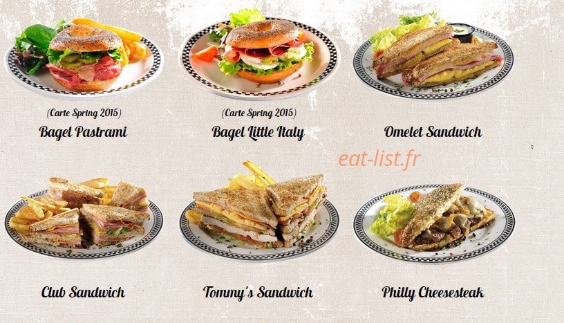 Tommy's Diner Café — carte page 5
