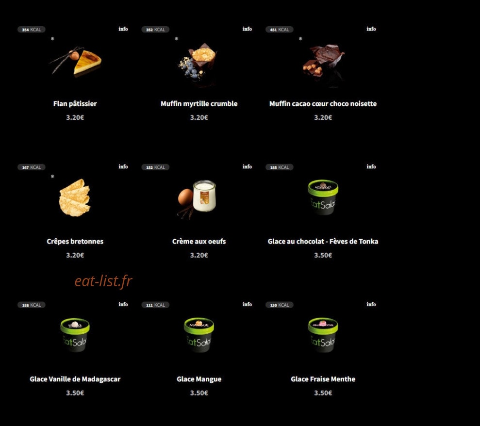 Eat Salad — carte page 11