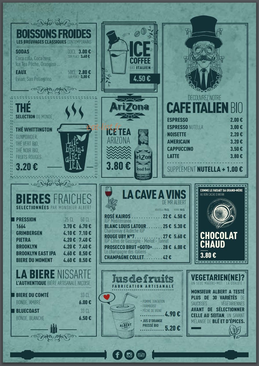 Monsieur Albert — carte page 5