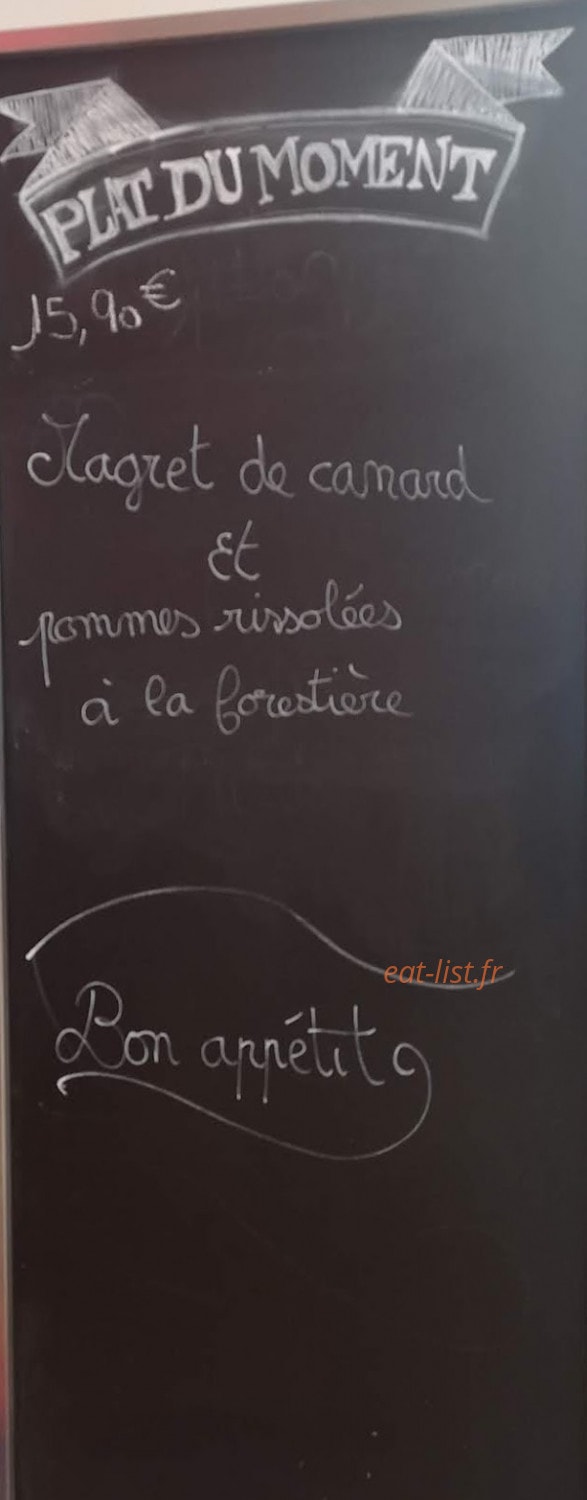 Ol Brasserie — carte page 1