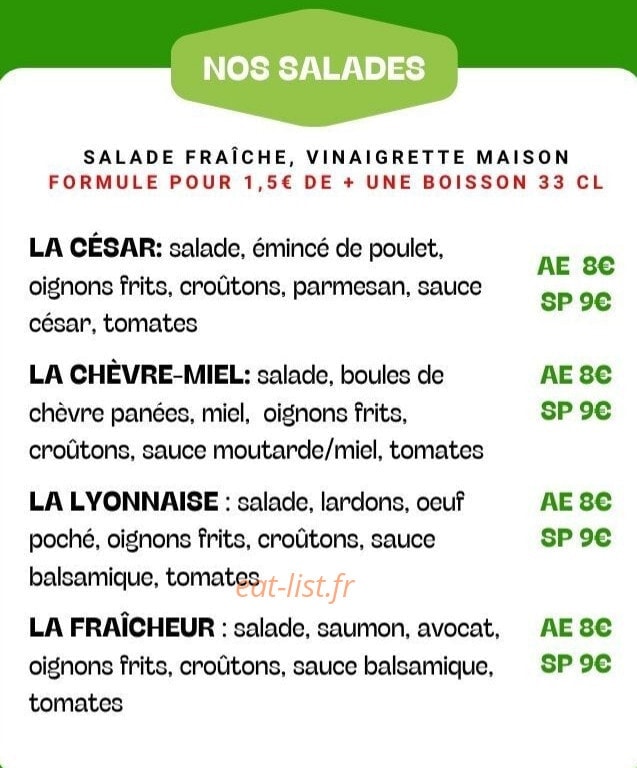 Au Frais Maison — carte page 6